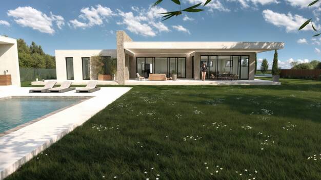 Terrain avec maison neuve à vendre 1 866 531 € Montanay 69250