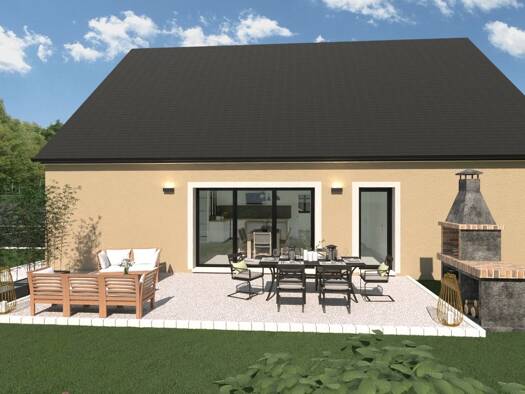 Terrain avec maison neuve à vendre 258 688 € 5 pièces 3 chambres 90 m² 470 m² de terrain Saint-André-sur-Orne 14320