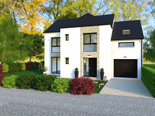 Terrain avec maison neuve à vendre 363 795 € 7 pièces 5 chambres 120 m² 322 m² de terrain Romanie Les Essarts-le-Roi 78690