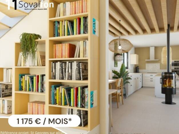 Terrain avec maison neuve à vendre 242 185 € 4 pièces 3 chambres 88 m² 485 m² de terrain Saint-Georges-sur-Allier 63800