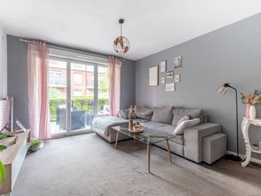 Appartement à louer 780 € 2 pièces 1 chambre 39,1 m² RDC/3 Lebas Fresnoy Lys-lez-Lannoy 59390