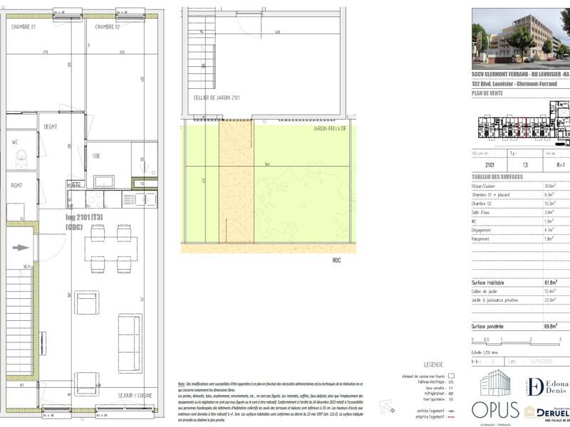 Maison à louer, 63m², CLERMONT FERRAND