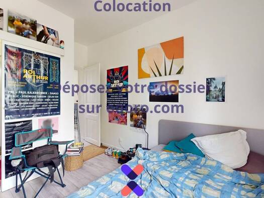 Colocation à louer 784 € 3 pièces 2 chambres 42 m² 1er étage Cité Pierre et Marie Curie Ivry-sur-Seine 94200