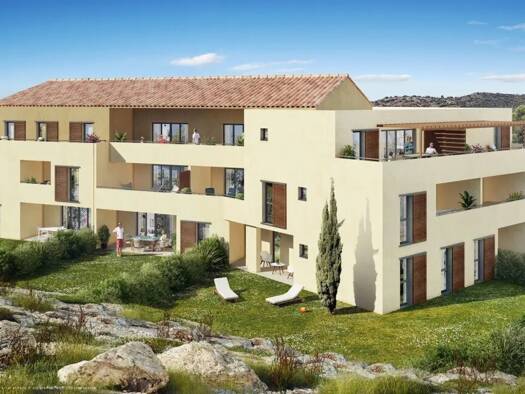 Appartement à vendre - neuf 420 000 € 4 pièces 3 chambres 87,4 m² RDC Meyrargues 13650