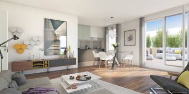 Appartement à vendre - Neuf 202 000 € 3 pièces 2 chambres 65 m² RDC/3 Plombieres les Dijon 21370
