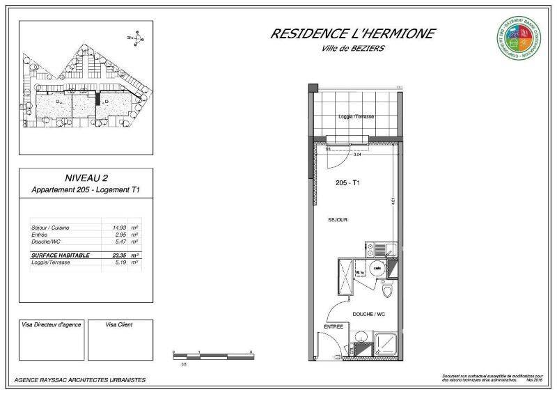 Maison à louer, 23m², BEZIERS