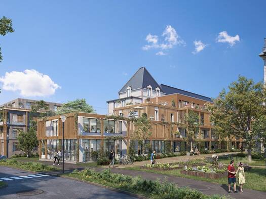 Duplex à vendre - neuf 229 000 € 2 pièces 1 chambre 41,5 m² 3ème étage La Breteque Bois-Guillaume 76230