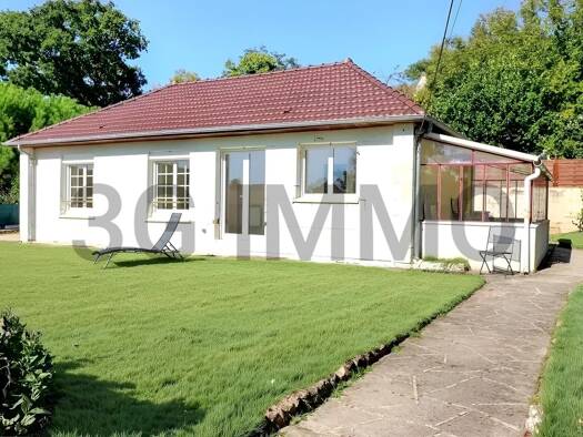 Maison de plain-pied à vendre 290 000 € 4 pièces 3 chambres 67 m² 537 m² de terrain Verneuil-en-Halatte 60550