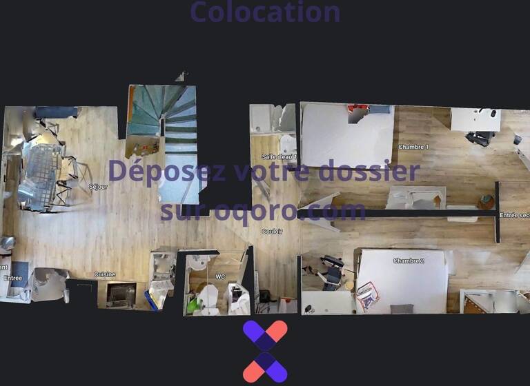 Maison à louer 360 € 6 pièces 5<br/>chambres 79,8 m²<br/>superficie Carville-Longpaon Darnétal 76160