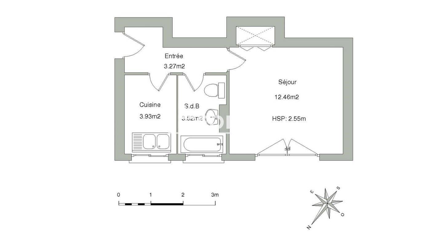 Maison à louer, 23m², LA VARENNE SAINT HILAIRE