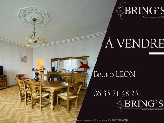 Maison à vendre 193 700 € 6 pièces 4 chambres 196 m² 450 m² de terrain Fresnay-sur-Sarthe 72130