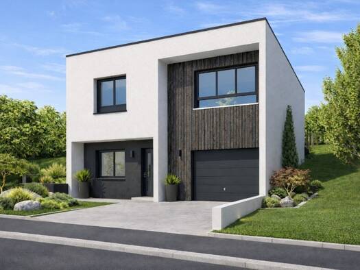 Terrain avec maison neuve à vendre 542 500 € 5 pièces 3 chambres 111 m² 352 m² de terrain Rédange 57390