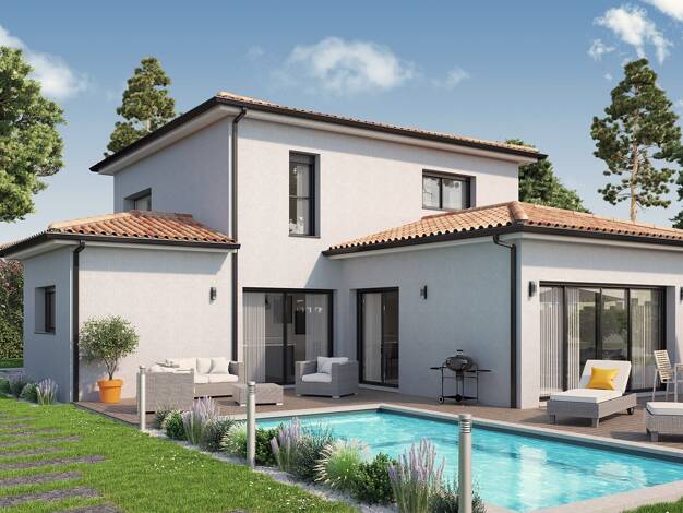 Terrain avec maison neuve à vendre 409 111 € 5 pièces 4 chambres 148 m² 800 m² de terrain Saugnacq-et-Muret 40410
