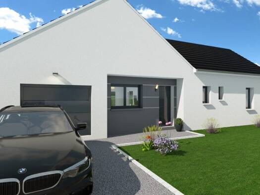 Terrain avec maison neuve à vendre 234 850 € 5 pièces 3 chambres 85 m² 850 m² de terrain Vernou-sur-Brenne 37210