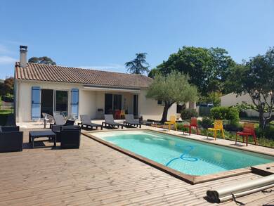 Maison de plain-pied à vendre 437 000 € 4 pièces 3 chambres 130 m² 1 700 m² de terrain Meursac 17120