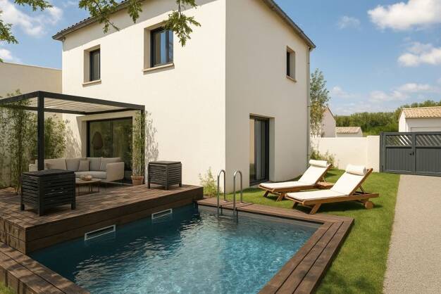 Terrain avec maison neuve à vendre 287 000 € Paulhan 34230