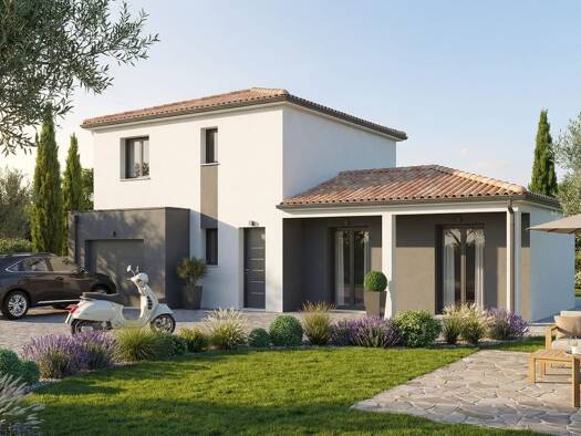 Terrain avec maison neuve à vendre 811 337 € 4 pièces 3 chambres 82 m² 850 m² de terrain Saint-Denis-lès-Sens 89100