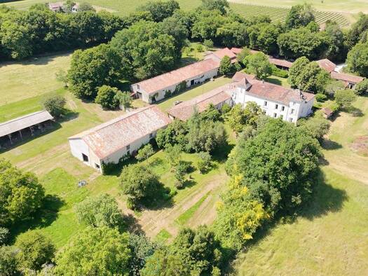 Demeure à vendre 832 000 € 20 pièces 11 chambres 685 m² 85 000 m² de terrain Nord Barbezieux-Saint-Hilaire 16300