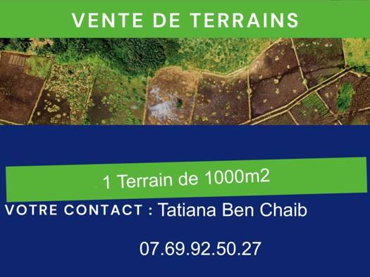 Terrain constructible à vendre 468 000 € 1 000 m² de terrain Le Grau d'Agde Agde 34300
