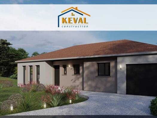 Terrain avec maison neuve à vendre 198 410 € 4 pièces 3 chambres 80 m² 586 m² de terrain Thal-Drulingen 67320