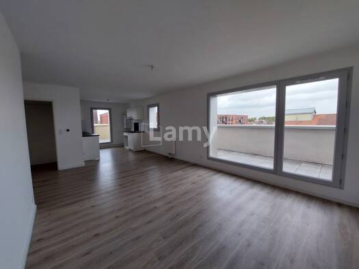 Colocation à louer 1 060 € 5 pièces 90,8 m² Étage 4/4 Blanc Seau Tourcoing 59200