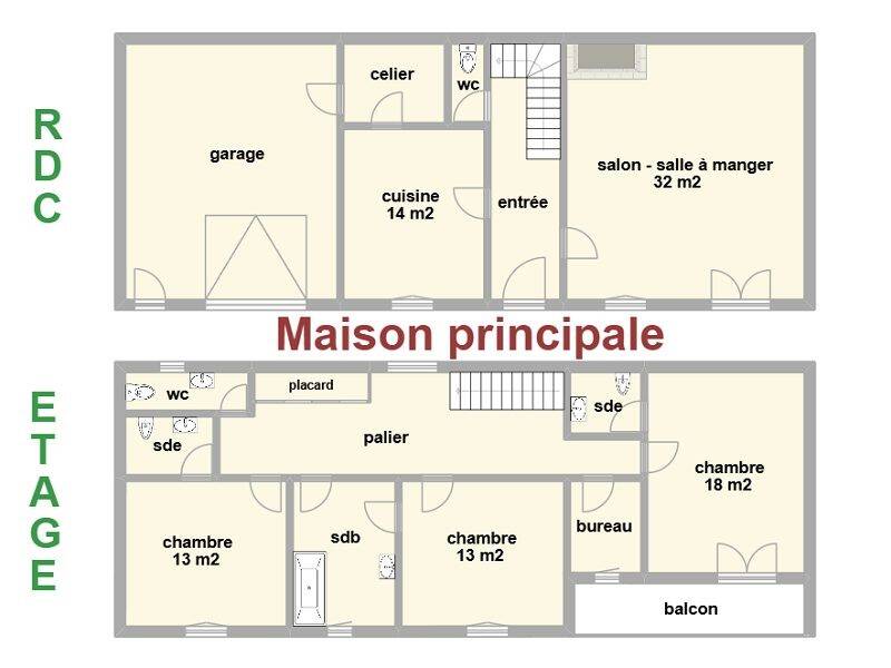 Maison à vendre, 171m², LABARTHE RIVIERE