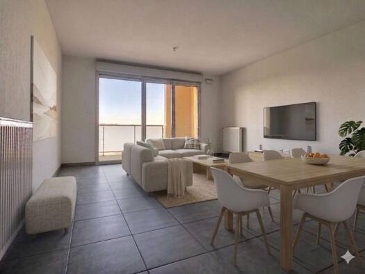 Appartement à louer 730 € 3 pièces 2 chambres 57 m² Étage 2/2 Croix-daurade Toulouse 31200