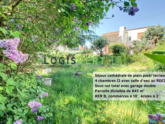 Maison à vendre 590 000 € 7 pièces 4 chambres 158 m² 843 m² de terrain Côteaux de l'Yvette Palaiseau 91120