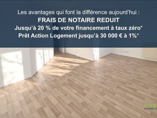 Appartement à vendre 205 000 € 2 pièces 1 chambre 47 m² Étage 2/2 Magny-le-Hongre 77700
