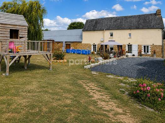 Maison à vendre 229 350 € 5 pièces 3 chambres 104 m² 2 480 m² de terrain Millières 50190
