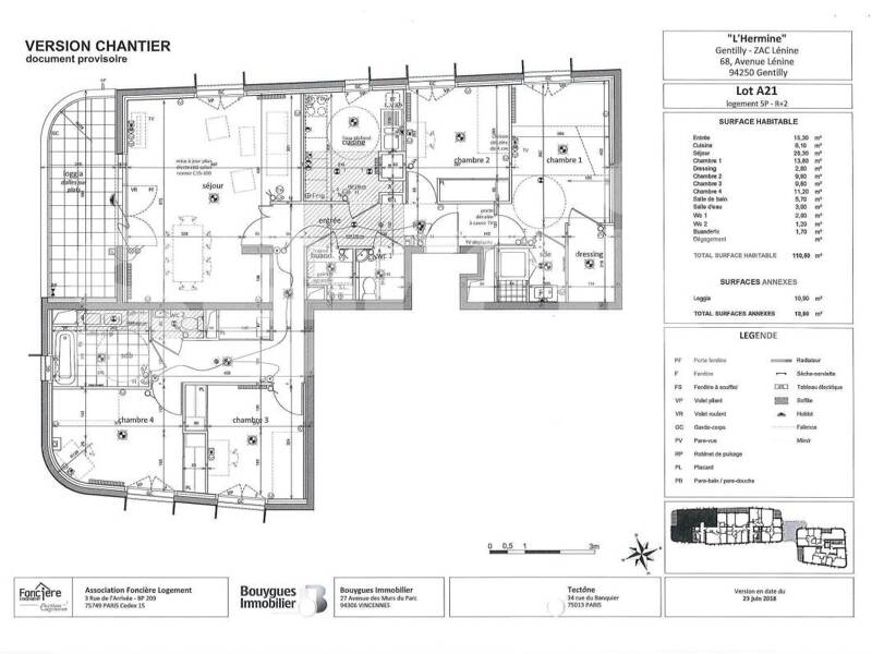 Maison à louer, 110m², GENTILLY