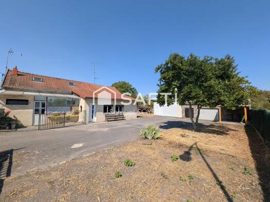 Maison à vendre 136 000 € 7 pièces 5 chambres 128 m² 653 m² de terrain Fargniers Tergnier 02700