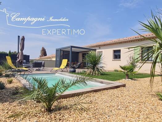 Maison de plain-pied à vendre 349 000 € 4 pièces 3 chambres 84 m² 500 m² de terrain Sablet 84110