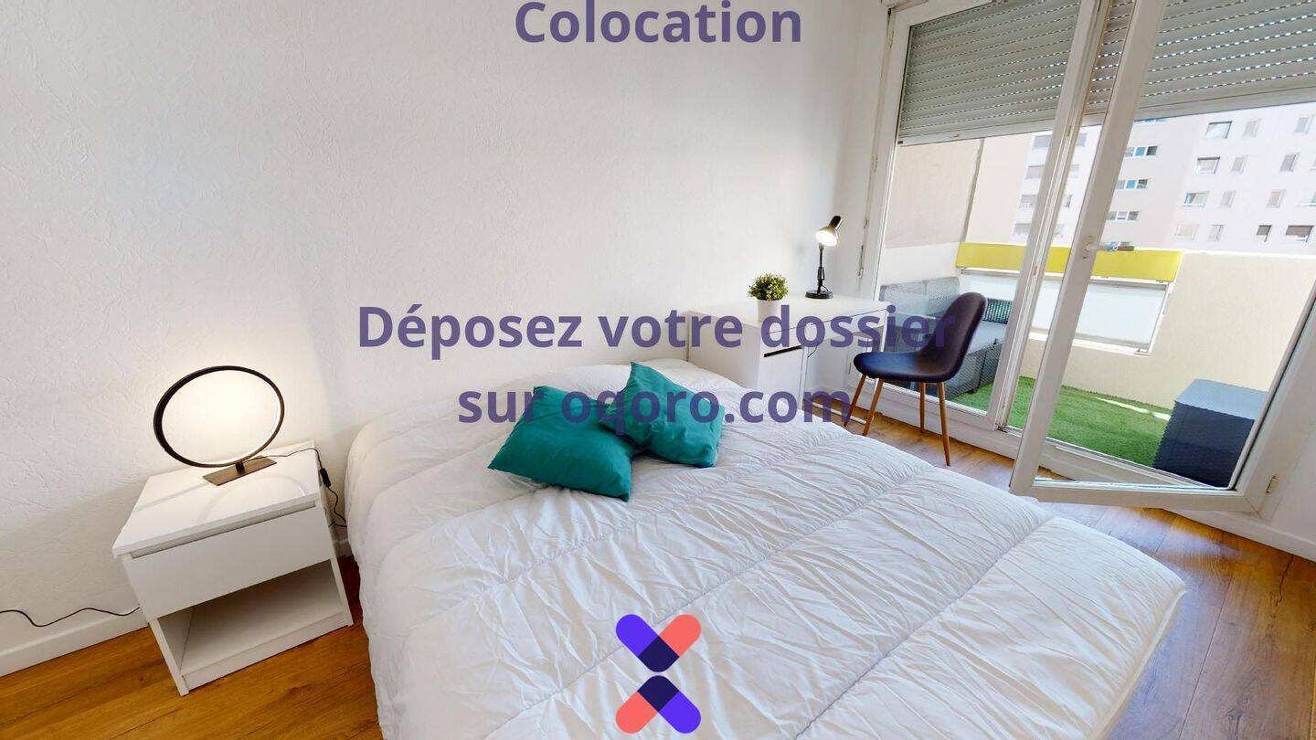 Chambre en colocation appartement meublé — 1