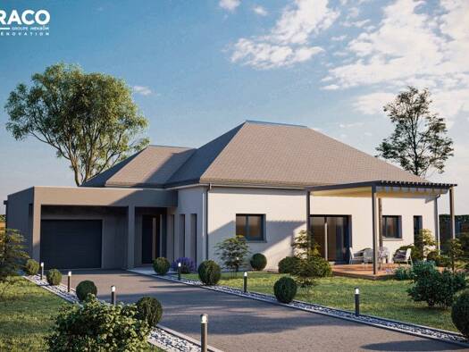 Terrain avec maison neuve à vendre 226 000 € 4 pièces 2 chambres 110 m² 920 m² de terrain Douvrend 76630