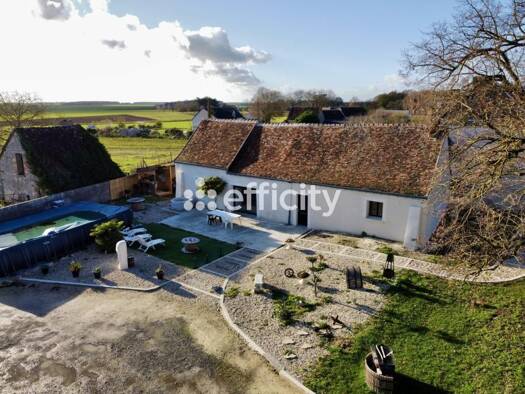 Maison à vendre 360 000 € 6 pièces 4 chambres 150 m² 4 747 m² de terrain Luzillé 37150