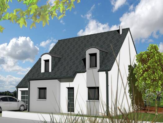 Terrain avec maison neuve à vendre 171 000 € 4 pièces 3 chambres 79,9 m² 319 m² de terrain Torcé 35370