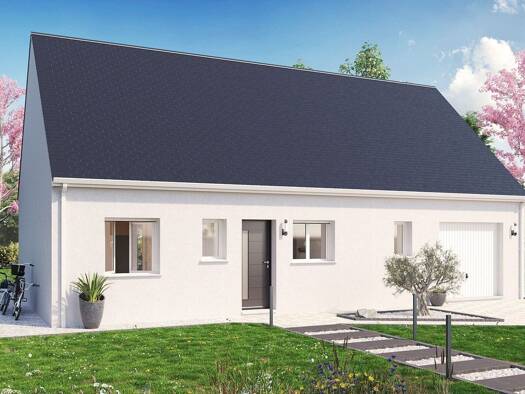 Terrain avec maison neuve à vendre 234 423 € 2 pièces 1 chambre 90 m² 685 m² de terrain Denée 49190