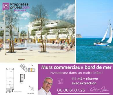 Local commercial à vendre 266 316 € 111 m² de surface de vente Port Leucate Port Leucate 11370