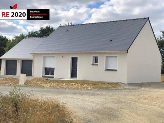 Terrain avec maison neuve à vendre 164 521 € 5 pièces 3 chambres 89 m² 1 044 m² de terrain Ouzouer-sur-Loire 45570