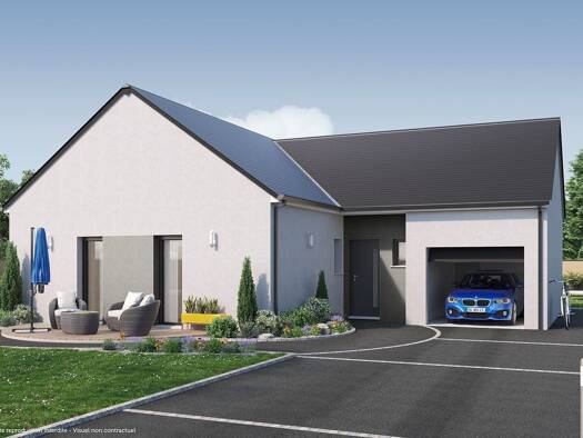 Terrain avec maison neuve à vendre 219 586 € 4 pièces 3 chambres 90 m² 409 m² de terrain Bourg Languidic 56440