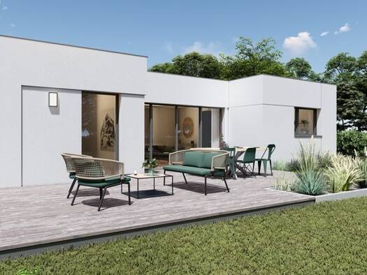 Terrain avec maison neuve à vendre 236 480 € 4 pièces 3 chambres 85 m² 529 m² de terrain Châtelaudren-Plouagat 22170