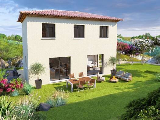 Terrain avec maison neuve à vendre 487 000 € 4 pièces 3 chambres 90 m² 638 m² de terrain Tourrette-Levens 06690