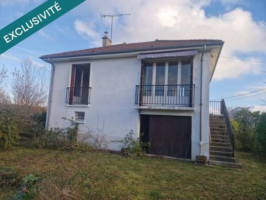 Maison à vendre 92 000 € 3 pièces 2 chambres 53 m² 1 175 m² de terrain Ouest Saint-Pourçain-sur-Sioule 03500