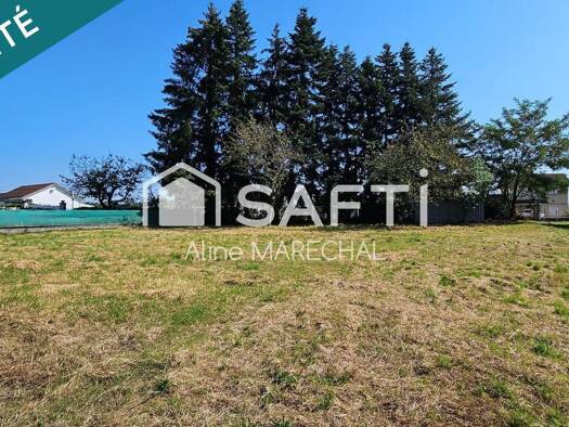 Terrain constructible à vendre 90 000 € 807 m² de terrain Brezins 38590