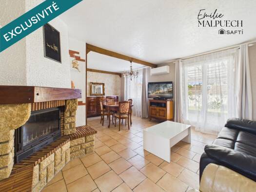 Maison de plain-pied à vendre 268 000 € 4 pièces 3 chambres 95 m² 459 m² de terrain Fonbeauzard 31140
