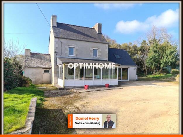 Maison à vendre 163 900 € 4 pièces 2 chambres 76 m² 2 742 m² de terrain Tréflaouénan 29440