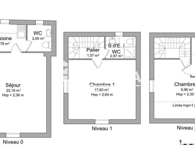 Maison à louer, 65m², SAINT CYR L'ECOLE