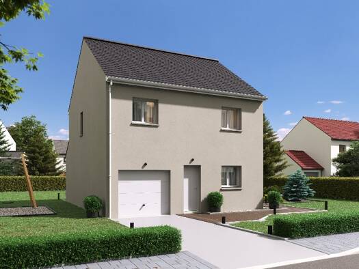Terrain avec maison neuve à vendre 178 900 € 5 pièces 4 chambres 96 m² 1 560 m² de terrain Saint-Léger-de-Rôtes 27300