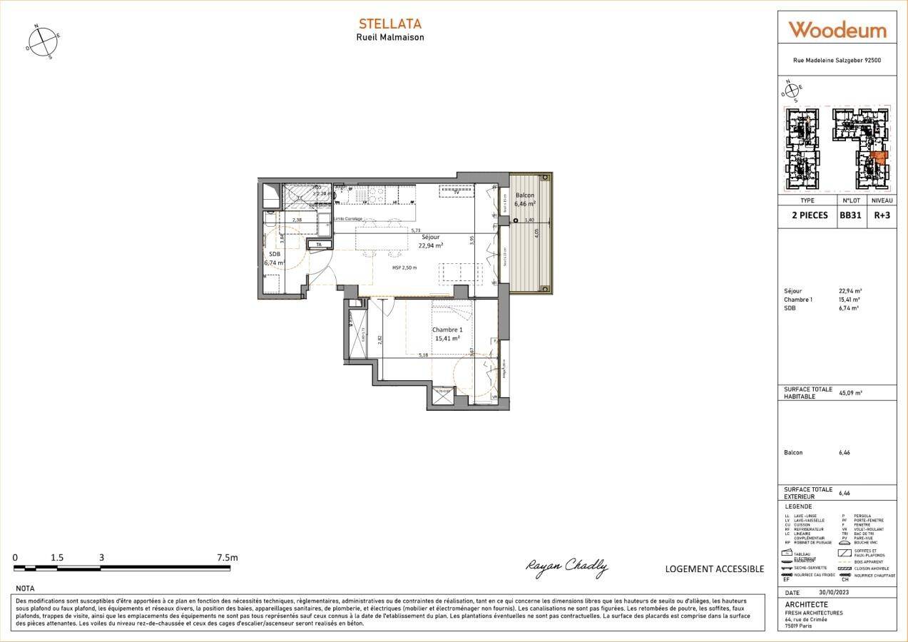 Maison à louer, 45m², RUEIL MALMAISON
